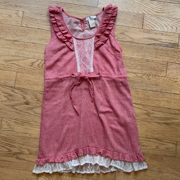 MM Couture dress with lace and ruffles - Picture 1 of 10